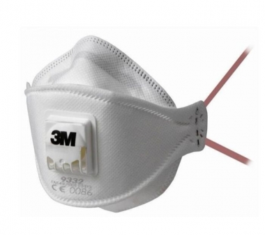 3M 9332  FFP3 Maschera per respiratore con valvola Aura (respiratore singolo)photo1